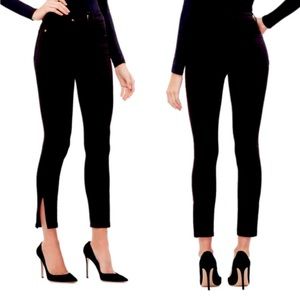 NWT Good American Waist Crop Side Slit Size 4